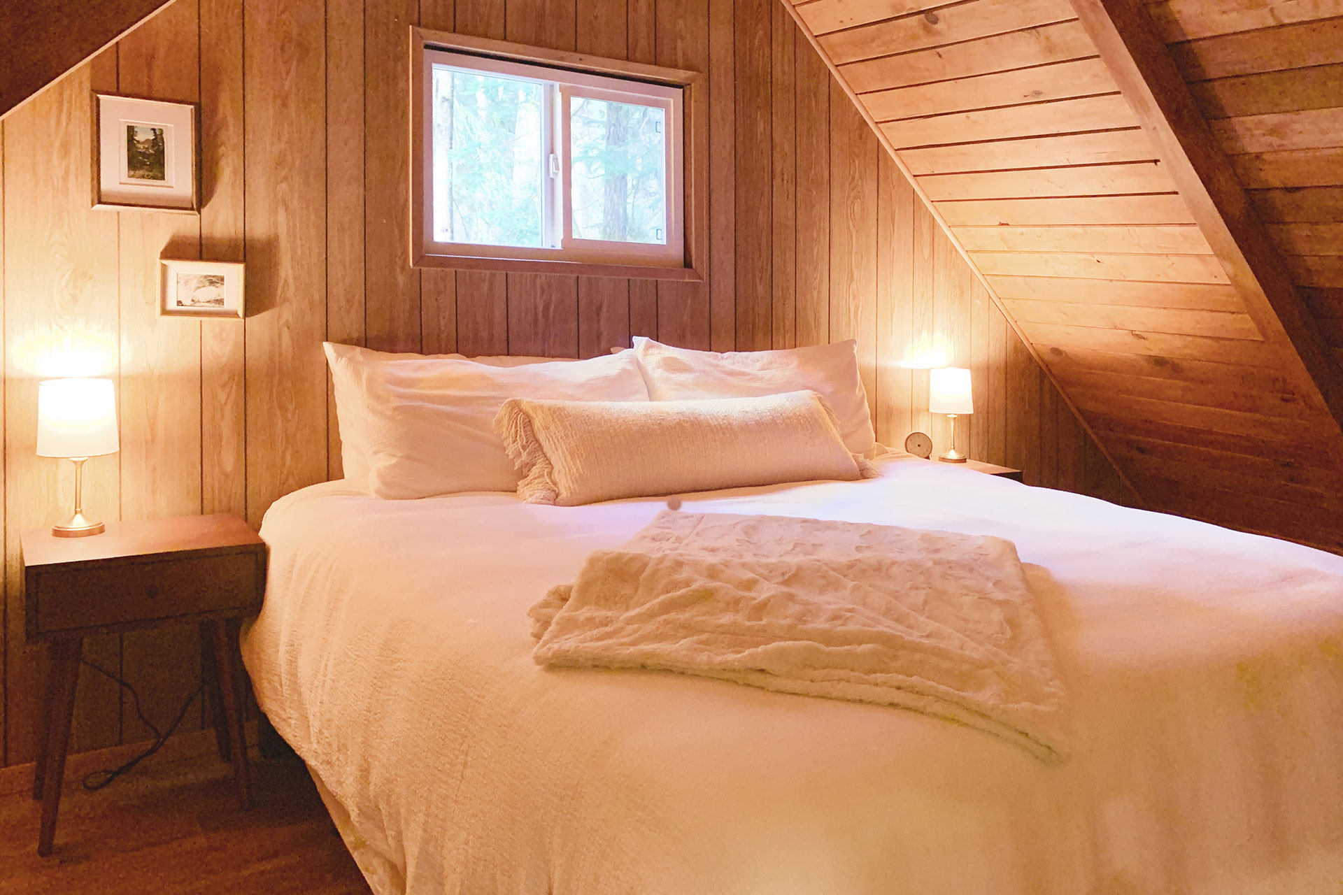 Bedroom at Camp Alder