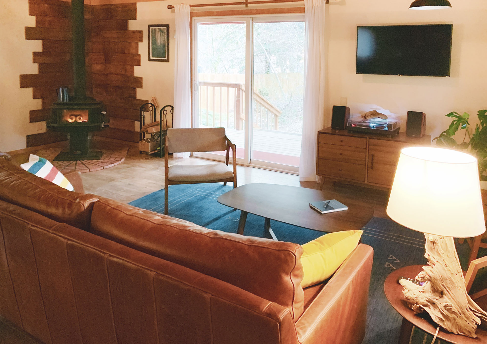 Living Room at Camp Alder